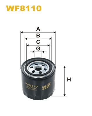 WIX FILTERS Топливный фильтр WF8110